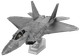 Металевий 3D конструктор "Американський винищувач F-22 Raptor" - зображення 1