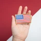 Набор шевронов 2 шт на липучке Флаг США и Украина/США 5х8 см вышитый патч нашивка шеврон Америка - изображение 8