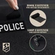 Набор шевронов 2 шт на липучке Police Полиция 9х25 см и 4,5х12,5 см, вышитый патч нашивка - изображение 7