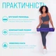 Коврик для йоги и фитнеса EasyFit TPE+TC 6 мм двухслойный сиреневый-св.сиреневый - изображение 2