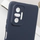 Кольоровий силіконовий чохол GETMAN із закритою камерою для Xiaomi Redmi Note 10 Pro (Синій / Midnight Blue) (221751) - зображення 3