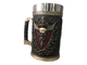 Кухоль Чашка 3D Skull Mug Череп пивний кухоль з Гербом Крилатого Черепа - зображення 5