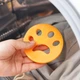 Cиликоновая лапка для удаления и чистки мелкого мусора с одежды / мебели / белья Orange Paw многоразовая щетка скребок для стирки от шерсти и волос, набор 3 шт, оранжевый (104497252) - изображение 3
