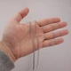 Мужская серебряная цепочка бисмарк черненая 50 см ширина 3.5 мм 1055/7.5/50 - изображение 4