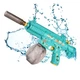 Водный пистолет для детей, игрушечный водный автомат M416 на аккумуляторе, электрический бластер, зеленый - изображение 3