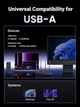 Мережевий адаптер UGREEN CM648 USB-A Ethernet Adapter RJ45 2.5G (2000174) - зображення 6
