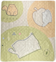 Коврик для пикника Naturehike CNK2350WS010 водостойкий 210 x 240 см Светло-салатовый (6976507661713) - изображение 1