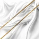 Цепочка Xuping медицинское золото Ксюпинг длинна 50 см классическая Панцирь - изображение 3
