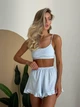 Комплект білизни Топ суцільний та шортики Viychuk Nelly Блакитний S - зображення 9