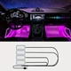 Светодиодная подсветка салона авто RGB подсветка ног в авто 4шт USB Bluetooth приложение APP - изображение 3