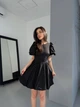 Жіноча міні сукня з відкритою спинкою Uaclothes 42 Чорний (like32658-128651364) - зображення 3