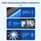 Портативный Аккумуляторный компрессор для шин LED дисплей с функцией Power Bank и фонариком 6000 mAh - изображение 7