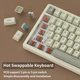 Механічна клавіатура з HOT-SWAP AJAZZ AK992 99Key, RED switch, УКР/АНГЛ, RGB, NKRO, СІРА (AK992G) - изображение 5