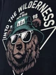 Чоловічі футболки з принтом Bear чорна трикотажна з бавовни teamv футболки чоловічі базові та повсюди M - зображення 2