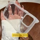 Чохол для Apple iPhone 16e TPU Cat Transparent - зображення 3