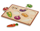 Puzzle PolarB Viga na podkładce z uchwytami Warzywa 44578 (6971608445781) - obraz 2