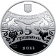 Монета Украина 5 гривен 2011 Серебро Proof Восточный календарь - Год кота, кролика, зайца (Ag 925, 15,55 грамм) - изображение 2