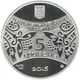 Монета Украина 5 гривен 2015 Серебро Proof Восточный календарь - Год козы (Ag 925, пол-унции, 15,55 грамм) - изображение 2