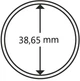 Капсулы для монет 38,65 мм. (10 штук) Etalonplus - изображение 2