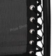 Крісло шезлонг 150 кг Homart ZGC-002 посилений + підстаканник чорний (9404) - зображення 10