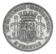 Монета Іспанія 5 песет 1870 Срібло F-VF Тимчасовий уряд (1869 - 1874) (Ag 900, 25 грам) - зображення 2