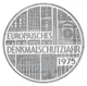 Монета Германия 5 марок 1975 Серебро F-VF Европейский год охраны памятников (Ag 625, 11,2 грамм) - изображение 1
