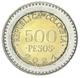 Монета Колумбия 500 песо 2021 Биметалл UNC Жаба Лягушка - изображение 1