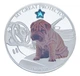 Монета Фиджи 2 доллара 2013 Серебро Proof Собака - Шарпей (Ag 999, унция, 31,1 грамм) - изображение 4