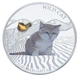 Монета Фиджи 2 доллара 2013 Серебро Proof Дикий кот - Барханная кошка (Ag 999, унция, 31,1 грамм) - изображение 4
