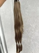 Накладной хвост-коса русый №8 82см на резинке шиньон термо искусственный (1526) - изображение 3