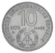Монета Германия 10 марок 1973 F-VF Международный фестиваль молодежи и студентов - изображение 2