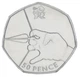 Монета Великобритания 50 пенсов 2011 UNC XXX Летние Олимпийские игры 2012 в Лондоне - Стрельба из лука - изображение 1