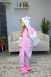 Пижама детская кигуруми для девочки kigurumi костюм hello kitty хелоу китти розовый S 145-155 см (2043/2) - изображение 3