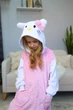 Пижама детская кигуруми для девочки kigurumi костюм hello kitty хелоу китти розовый S 145-155 см (2043/2) - изображение 5