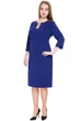 Плаття Alenka Plus 1499-35, 58, індиго - изображение 2