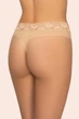 Трусики стринг, 2 штуки Kleo 5(XL) Бежевый (112829) - изображение 2
