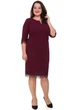 Плаття Alenka Plus 14115-9, 54, сливовий - изображение 1