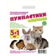 Древесный наполнитель "Пухнастики" для котов 5+1 кг / 24 л - изображение 1