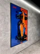 Арт Тримач Рамка на Стіну 80x50 см. для Фірмового Конструктора Technic McLaren Formula 1 F1 (42141) / Гоночний автомобіль / Type-B - зображення 4