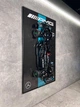 Арт Держатель Рамка на Стену 80x50 см. для фирменного конструктора Technic Mercedes-AMG F1 W14 E Performance (42171) Type-B - изображение 6