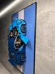 Арт Держатель Рамка 80x50 см. на Стену для Фирменного Конструктора Technic Bugatti Chiron (42083) Техник Бугатти Широн - Type-B - изображение 7