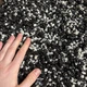 Набор каменный ковер 22.2кг Creto (камни + клей) Black & White - изображение 4
