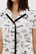 Піжама: сорочка та шортики Roksana 48(XL) Чорний (110446) - зображення 3