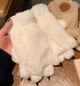 Рукавички хутряні Котячі лапки білі - зображення 5