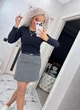 Fashions • Юбка женская Альба Fashions 50 черно-белый (0913-бу) - изображение 2
