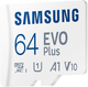 Карта памяти Samsung EVO Plus 2024 microSDXC 64GB Class 10 UHS-I U1 V10 A1 + SD адаптер (MB-MC64SA/EU) - изображение 2