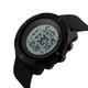 Годинник наручний чоловічий SKMEI 1213BK BLACK BIG SIZE. Колір чорний - зображення 2