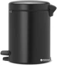 Ведро для мусора Brabantia Pedal Bin 5 л Matt Black (112928) - изображение 2