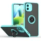 Чохол Fiji Colorframe для Xiaomi Redmi A1 матовий бампер з кільцем підставкою Turquoise - зображення 1
