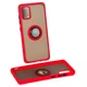 Чехол Fiji Colorframe для Samsung Galaxy A51 (A515) матовый бампер с кольцом подставкой Red - изображение 1